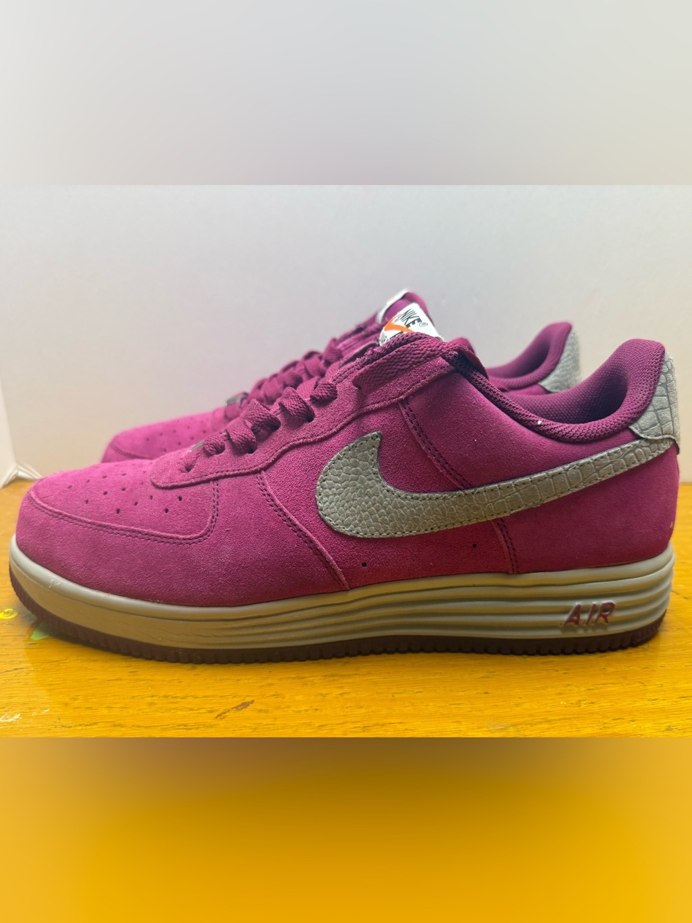 Nike Lunar Force 1 Reflect 'Raspberry Red'